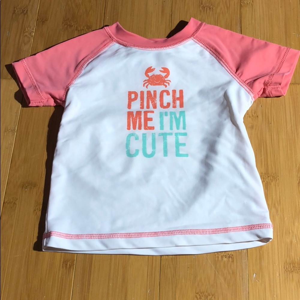 Carter’s Pinch Me I’m Cute Rashguard Set 9M - Picture 3 of 6